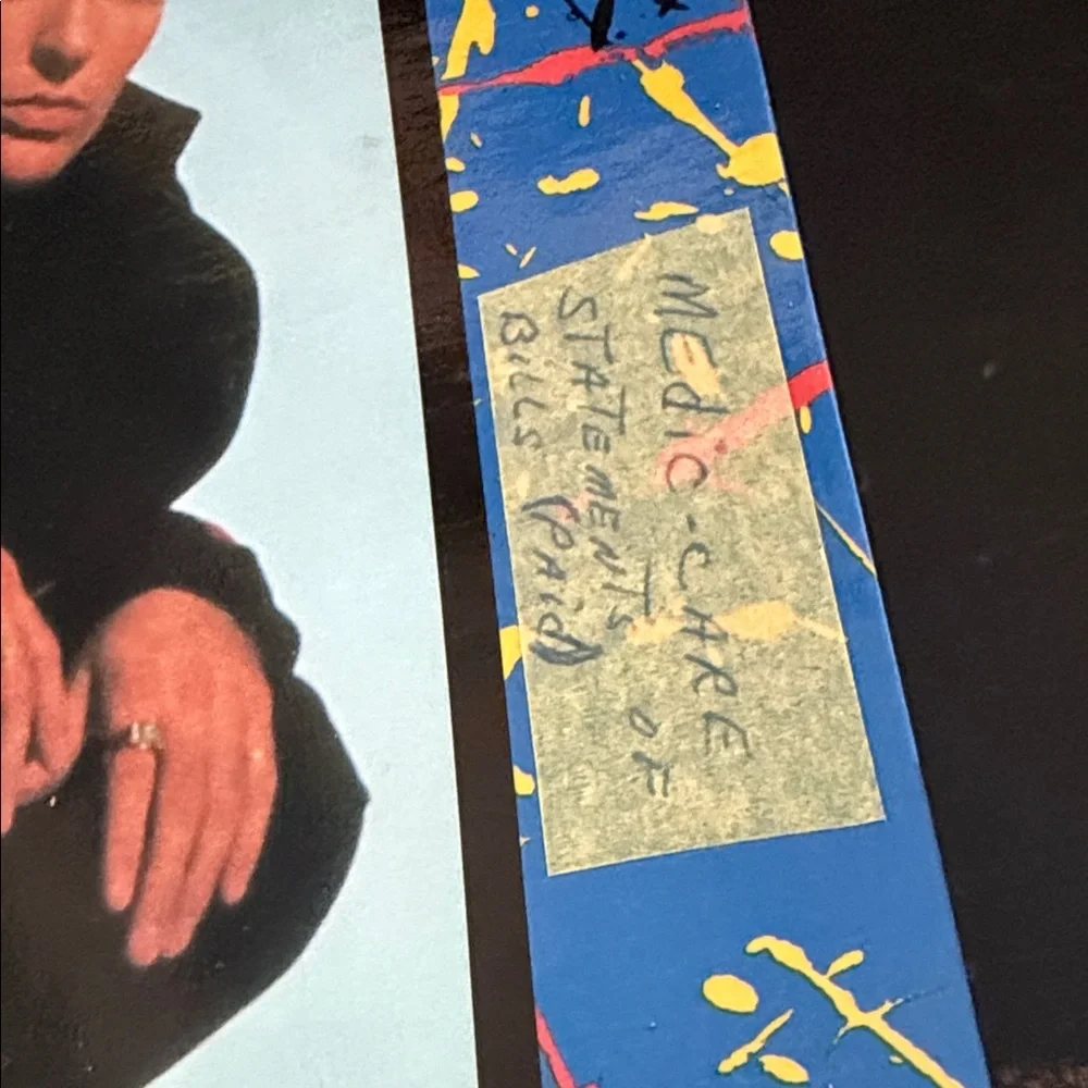 Vintage 90s Retro Vanilla Ice folder for organizing paperwork for office/school